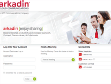 Tablet Screenshot of conferenceplus.com
